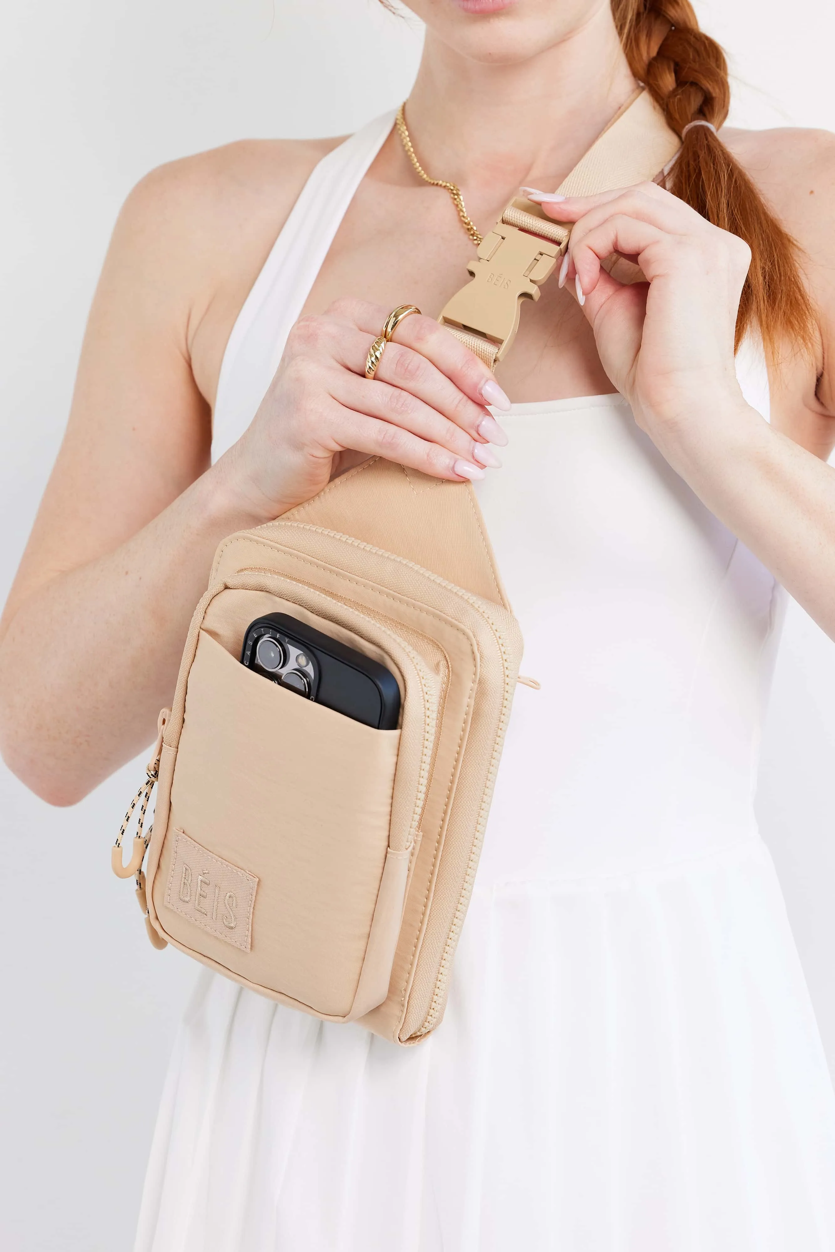 The Sport Sling in Beige