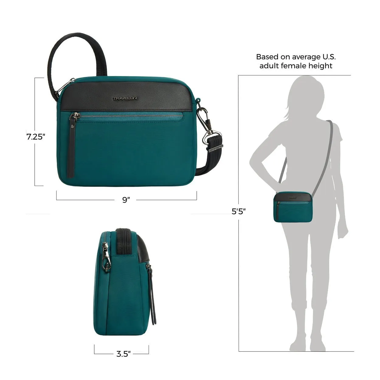 Travelon Anti-Theft Addison Small Crossbody