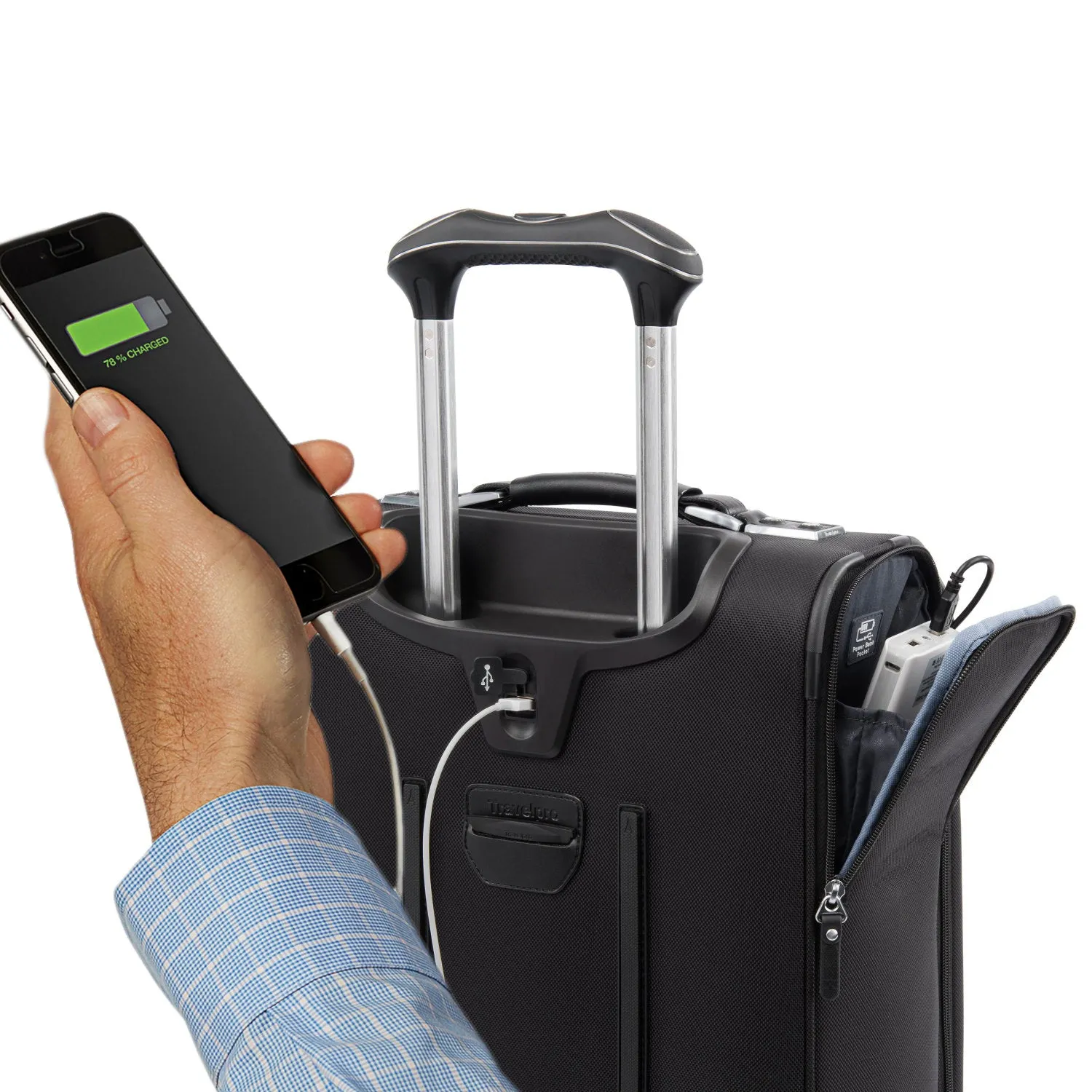 Travelpro Platinum Elite 21” Expandable Carry-On Spinner