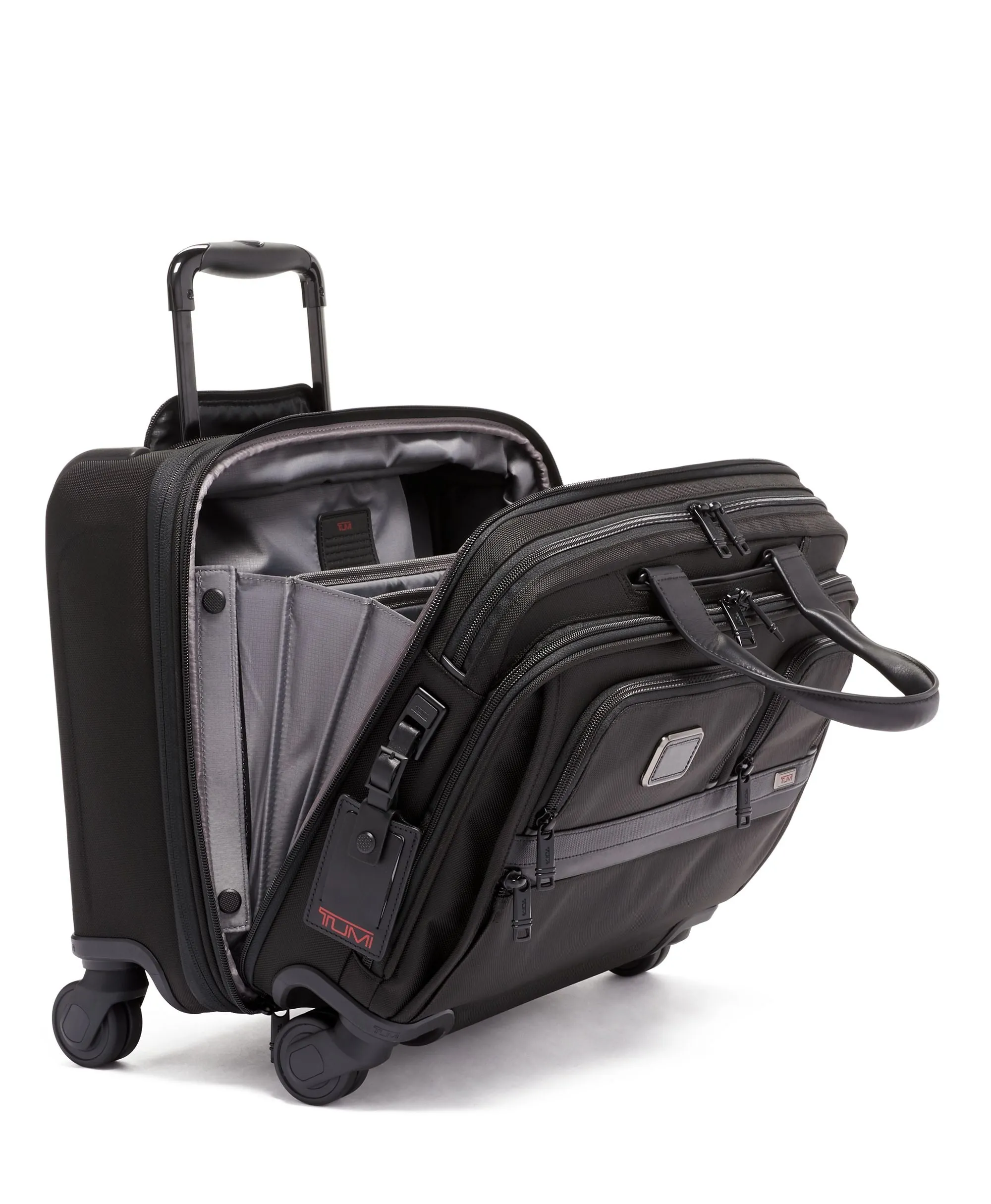 Tumi Alpha Deluxe 4 Wheeled Laptop Case Brief