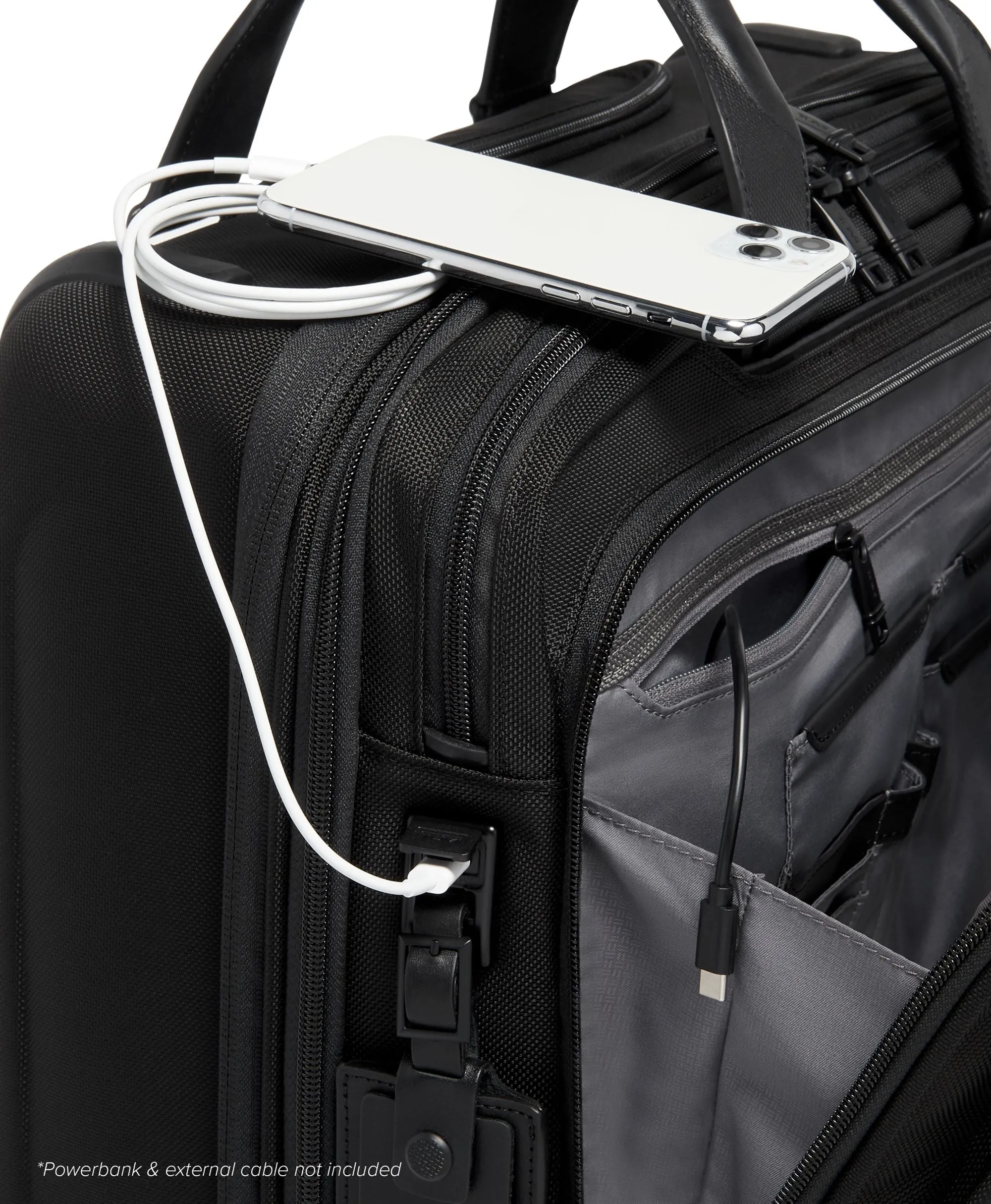 Tumi Alpha Deluxe 4 Wheeled Laptop Case Brief