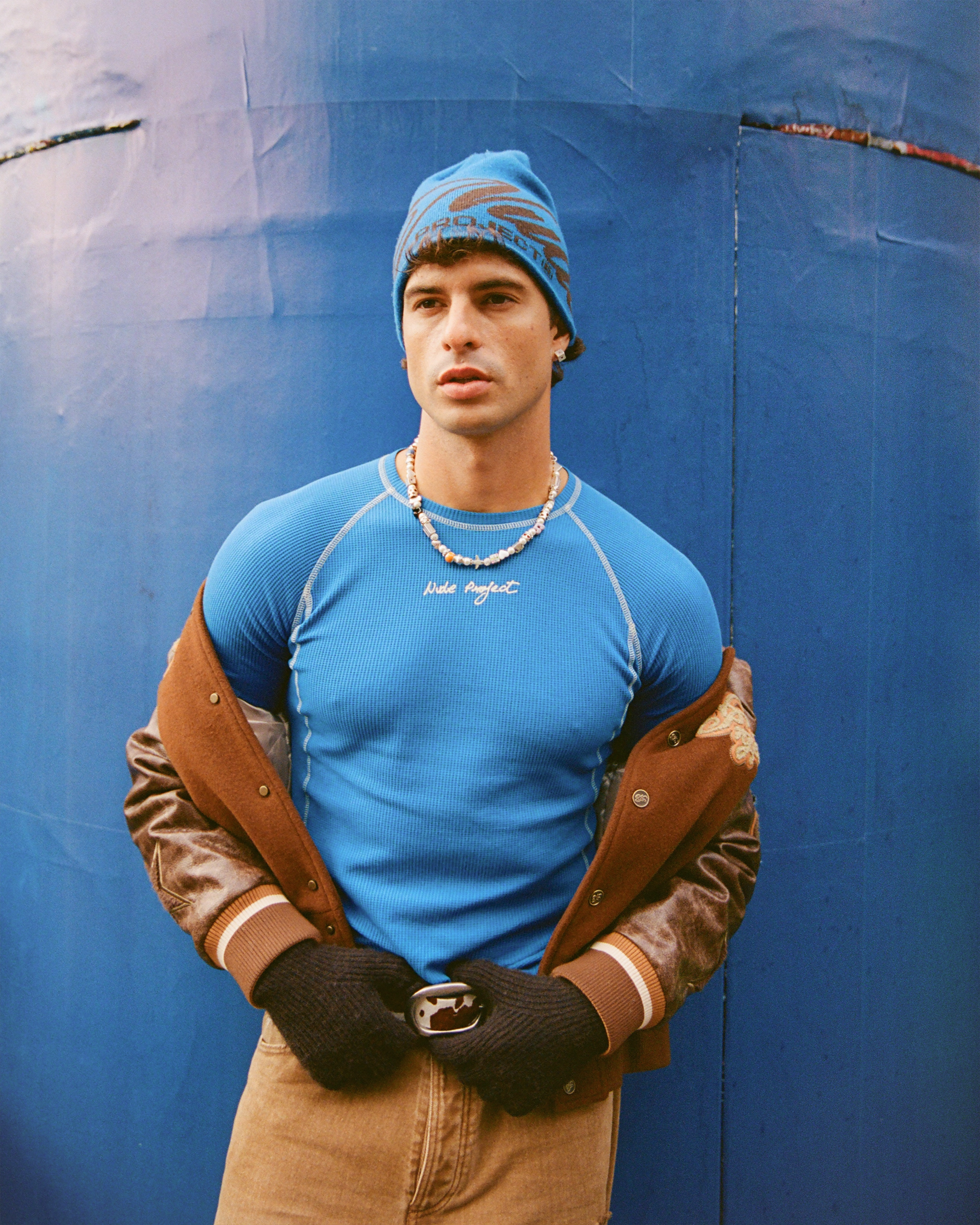 Waffle Long-Sleeve Tee 2 Pack Green/Blue