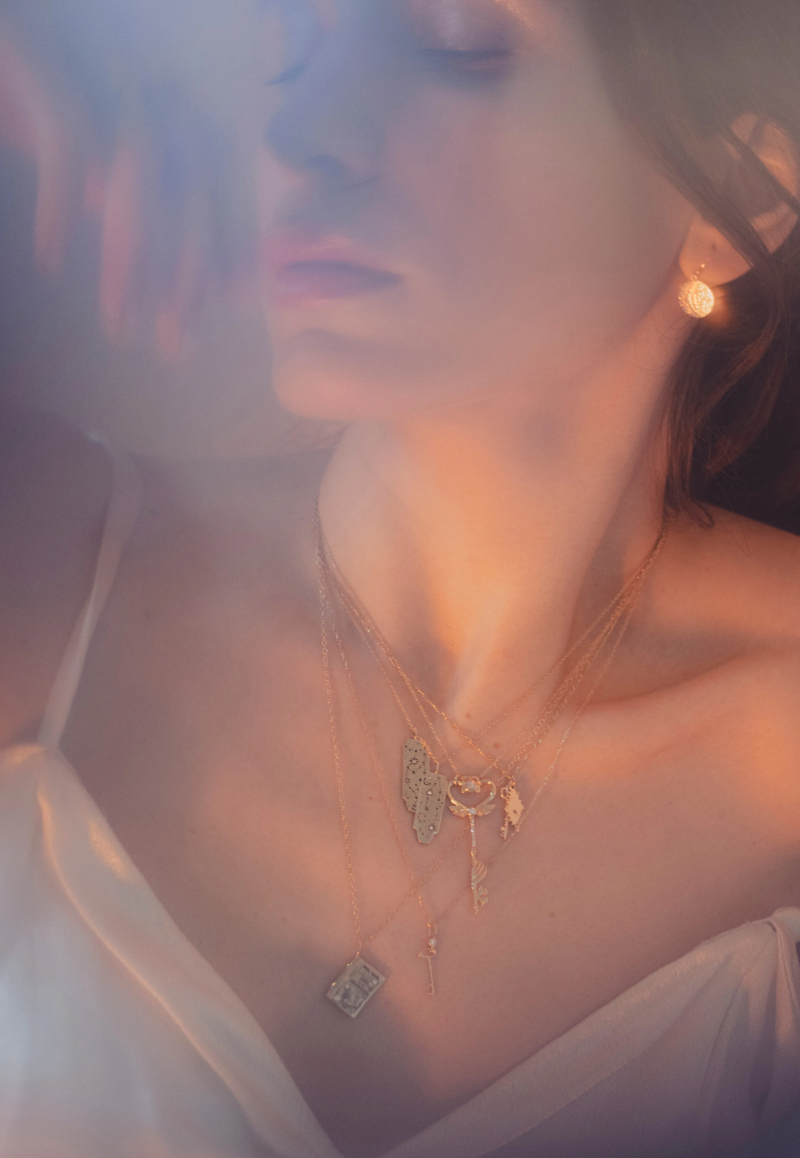 Waning Crescent Moon Earring - READY-TO-SHIP