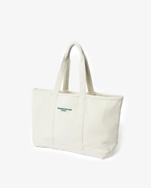 Washed Canvas Tote Bag Natural